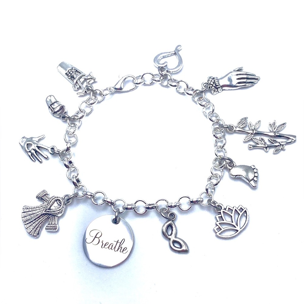 Massage Therapist Charm Bracelet Spa Day Masseuse Gift